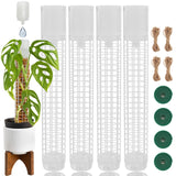Jegu Self-Watering Moss Pole Plastic, 18.8 Inch Monstera Plant Support