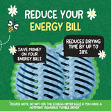 Ecoegg EEDE40FL Fresh Linen Scent Dryer Ball Solid 2 pk, 40, 2 Piece