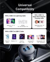 Anker 40W 2-Port PowerIQ 3.0 USB C Fast Charging Car Charger