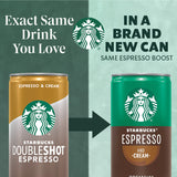 Starbucks Espresso & Cream Light, 6.5 Fl Oz Cans (Pack of 12)