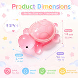 LIFCIUSO 30 Pcs Medium Glow in The Dark 3D Resin Turtles Miniature Garden Figurines,Accessories for Decorating DIY Dollhouse Fish Tank Fridge Wall Art, Safe, Durable, Non Fading