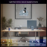Philips Hue Smart LED A19 Bulb 2-Pack, White Ambiance, E26 Base, 9.5W, Full Spectrum Light 1000K-20000K, 1100 Lumens, Dimmable LED Bulbs, Works with Alexa, Google, and Apple Home