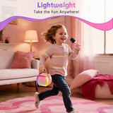 Reoslar Mini Karaoke Machine with 2 Wireless Microphones,2025 TOP Kids Portable Karaoke Machine for 3, 4, 5, 6, 7, 8, 9,10,11,12+Year Old, Best Birthday Christmas Toy Gift-Kids' Instrument