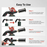 ThermoMaven Powerful Propane Torch, Kitchen Cooking Culinary Torch Lighter, Adjustable Blow Torch for Sous Vide Searing Steak, BBQ, Grill, Campfire Charcoal Starter, Gas Welding Kit(Tank Not Included)