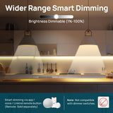 Linkind Smart Light Bulbs, Warm White to Daylight (2700K-6500K), Alexa Light Bulbs, Work with Alexa, Google Home, AiDot, 60W Equiv, Efficient 8.5W, 2.4G WiFi Bluetooth LED CRI>90, A19 E26 800LM, 4Pack