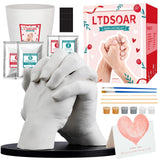 LTDSOAR Hand Casting Kit for Couples & Family with Practice Kit with Base