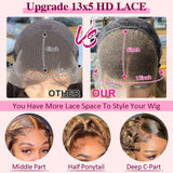 CYNOSURE 4/27 Highlight 13x5 Lace Front Wigs Human Hair Curly Wave Ombre Honey Blonde HD Lace Front wig Human Hair Pre Plucked 180 Density 26 inch Frontal wig Colored