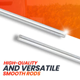AR-PRO (2-Pack) 5/8” x 36” Zinc Plated Steel Rods Designed for Use as an Axle Shaft on Hand Trucks Dollies Wagons 4005BC Wheelbarrows