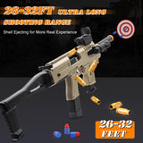 Bugrtey Two Modes Toy Gun Shell Ejecting Rifle with 80 Soft Bullets 40 Shells 2 Clips Soft Bullet Toy Guns Outdoor Shooting Games Christmas Halloween Birthday Gifts