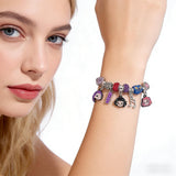 Ugecl K.Pop Demon Hunters DIY Bracelet for Women, Charms Bracelet with Customizable Order, Pop Jewelry Accessories, Birthday Gifts
