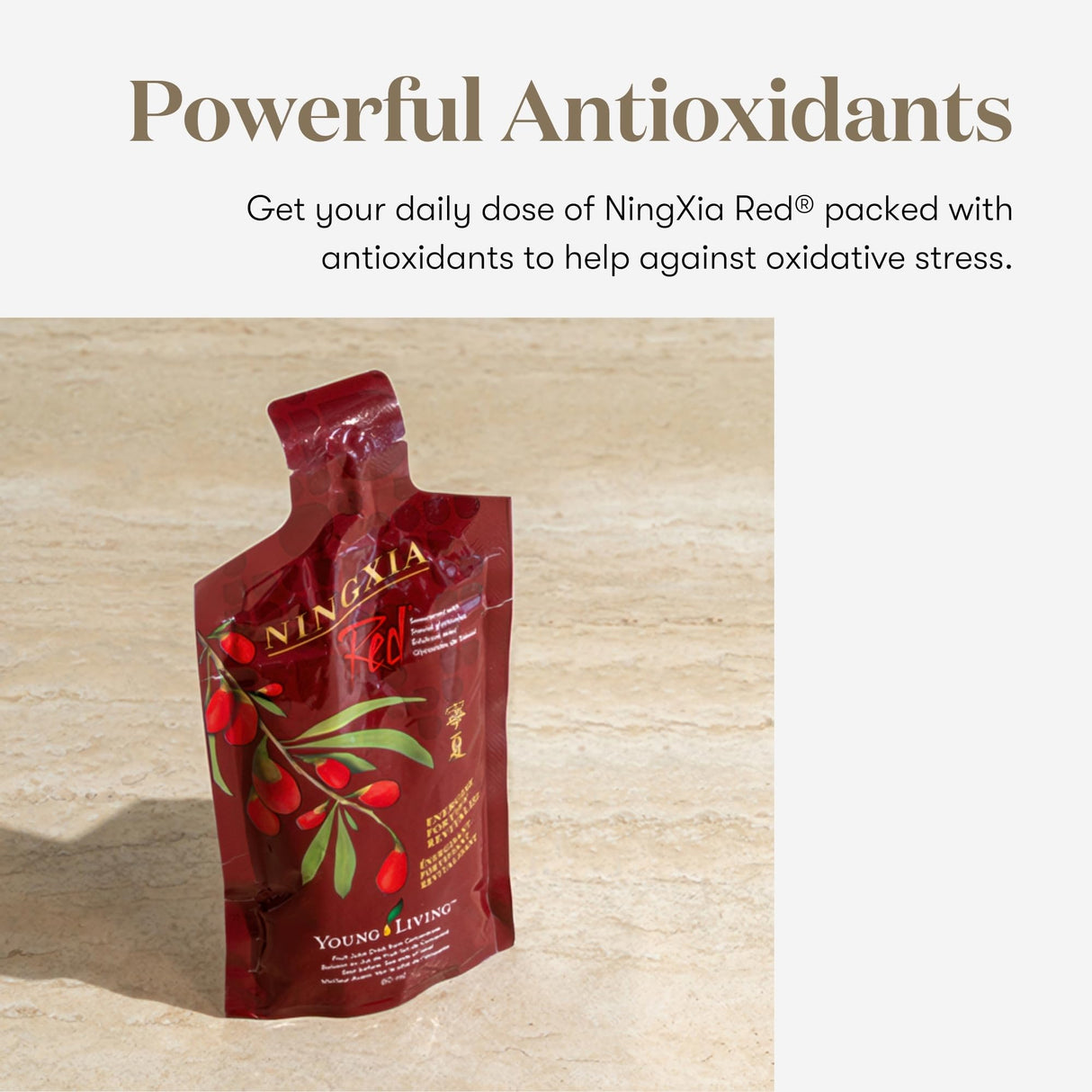 Young Living Ningxia Red Supplement - Fortify & Revitalize - 30 Pack, 2 fl oz Each