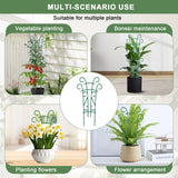 10 Pack Indoor Plant Trellis for Potted Plants, Stackable Garden Trellis for Climbing Plants Outdoor, Small Trellis for Houseplants Rose Hoya Pothos Plant Climber Support