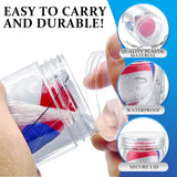 Mini Fishing Kits Bulk for Age 9-14 Christmas Shoebox Fillers Emergency Fishing Survival Kit Small Fishing Kit with Jar Fishing Accessories Fishing Gear for Beginner Stocking Stuffer Gift (24)