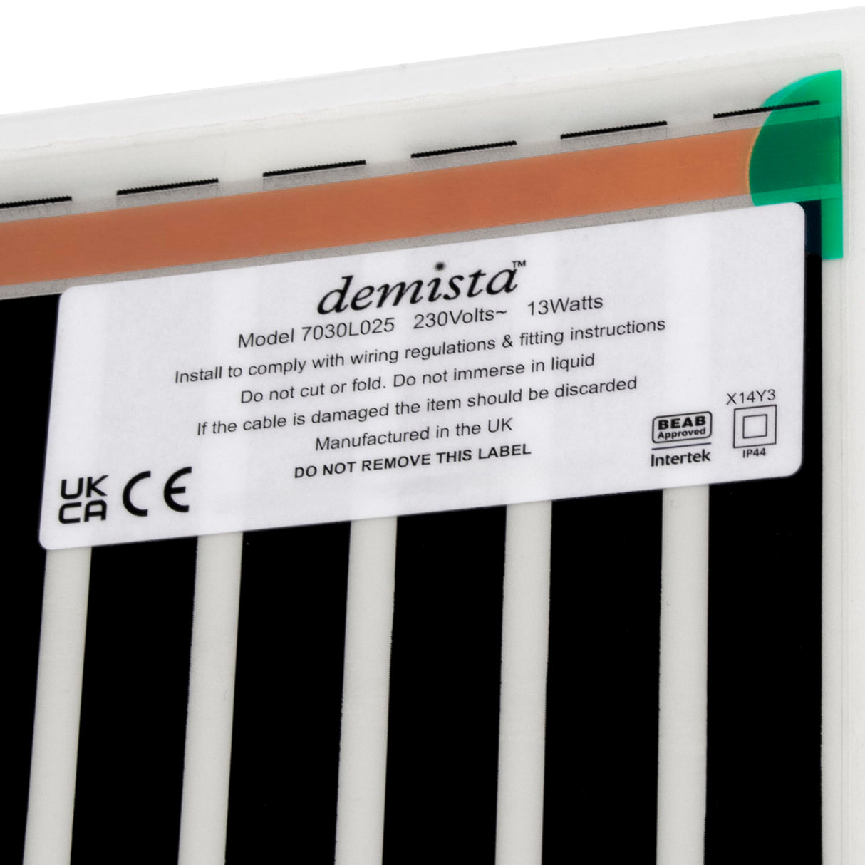 Kudos-Trading Mirror Heater Demister Pad Heated Mist Free Bathroom Makeup Shaving Demista IP44 Rating Mirror Defogger Anti-Fog Easy to Clean Self-Adhesive No More Steam. (MH 7010 300 x 250mm).