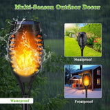 LNRYY Outdoor Solar Lights, 6Pack Solar Torch Light with Flickering Flame