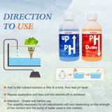 GIDIGI Hydroponics pH Up Down Solution pH Control Kit pH Adjuster