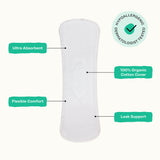 The Honey Pot Company - 120ct - Herbal Long Panty Liners for Women - Infused w/Essential Oils for Cooling Effect & Organic Cotton Cover - Feminine Care - FSA & HSA Eligible