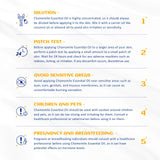 HIQILI 100ML Chamomile Essential Oil, Pure & Natural Chamomile Oil for Diffueser, Skin, Soap, Shampoo - 3.38 Fl Oz