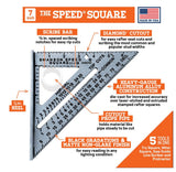 SWANSON Tool Co., Inc SW1201K Value Pack 7 inch Speed Square and Big 12 Speed Square (without layout bar) ships with Blue Book