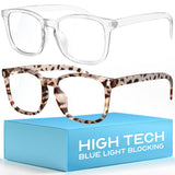 livho High Tech Blue Light Glasses - Advanced 99% Blue Light Blocking Computer Glasses - Anti Eyestrain & UV Glare Protection