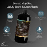 Lapew Brazilian Summers Scented Mop Soap Concentrate 36 oz | Premium Fragranced Floor Cleaner | Streak-Free | Hard Floor Cleaning Solution | Eco Friendly | Made in USA