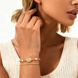 XUANPAI Virgin Mary Cross Bracelet for Women,14K Gold Plated Catholic Gifts