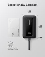 Anker Power Bank,10,000mAh 30W with USB-C Travel Essential Portable Charger