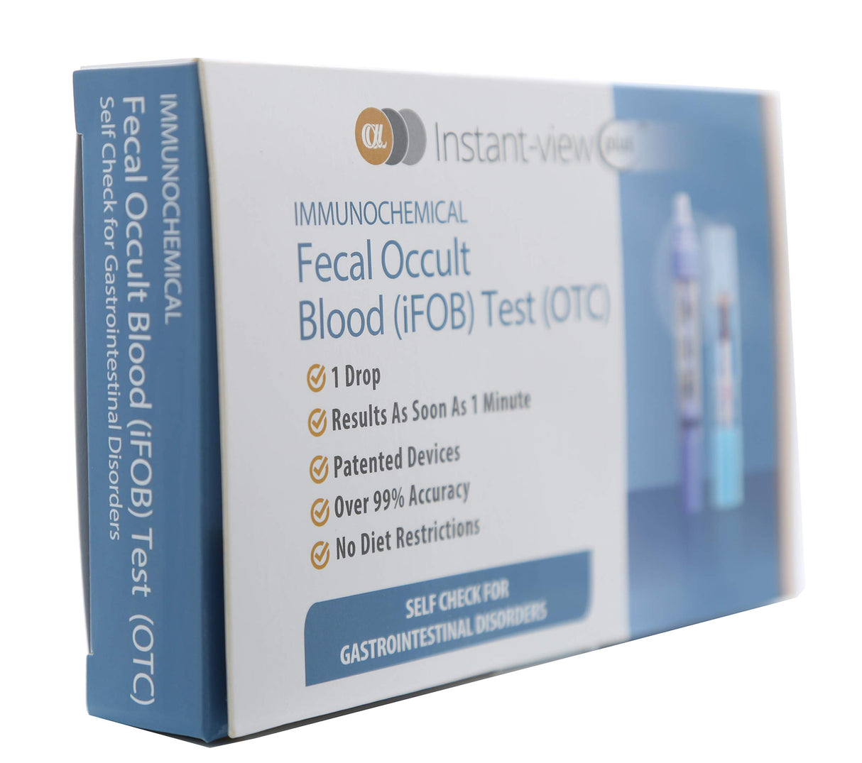 Instant-view® Plus Immunochemical Fecal Occult Blood (FIT or iFOB) Home Test and Stool Test