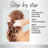 Kenra Platinum Thickening Shampoo | Provides Nourishment & Delivers Shine | Increases Thickness & Volume | Body & Fullness | Protects Against Humidity | All Hair Types | 31.5 fl. Oz