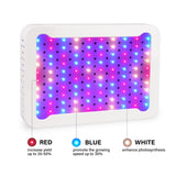 Beelux 1000w LED Grow Light for Indoor Plants Full Spectrum, Upgrade Dual Chips and Dual Switch Plant Grow Lights for Seed Starting Veg and Flower Greenhouse (Actual Power 100W=1000W HPS)