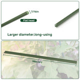 AGTEK 36" Garden Stakes, 50PCS Plastic Coated Plant Stakes, 3ft Plant Support for Climbing Plants
