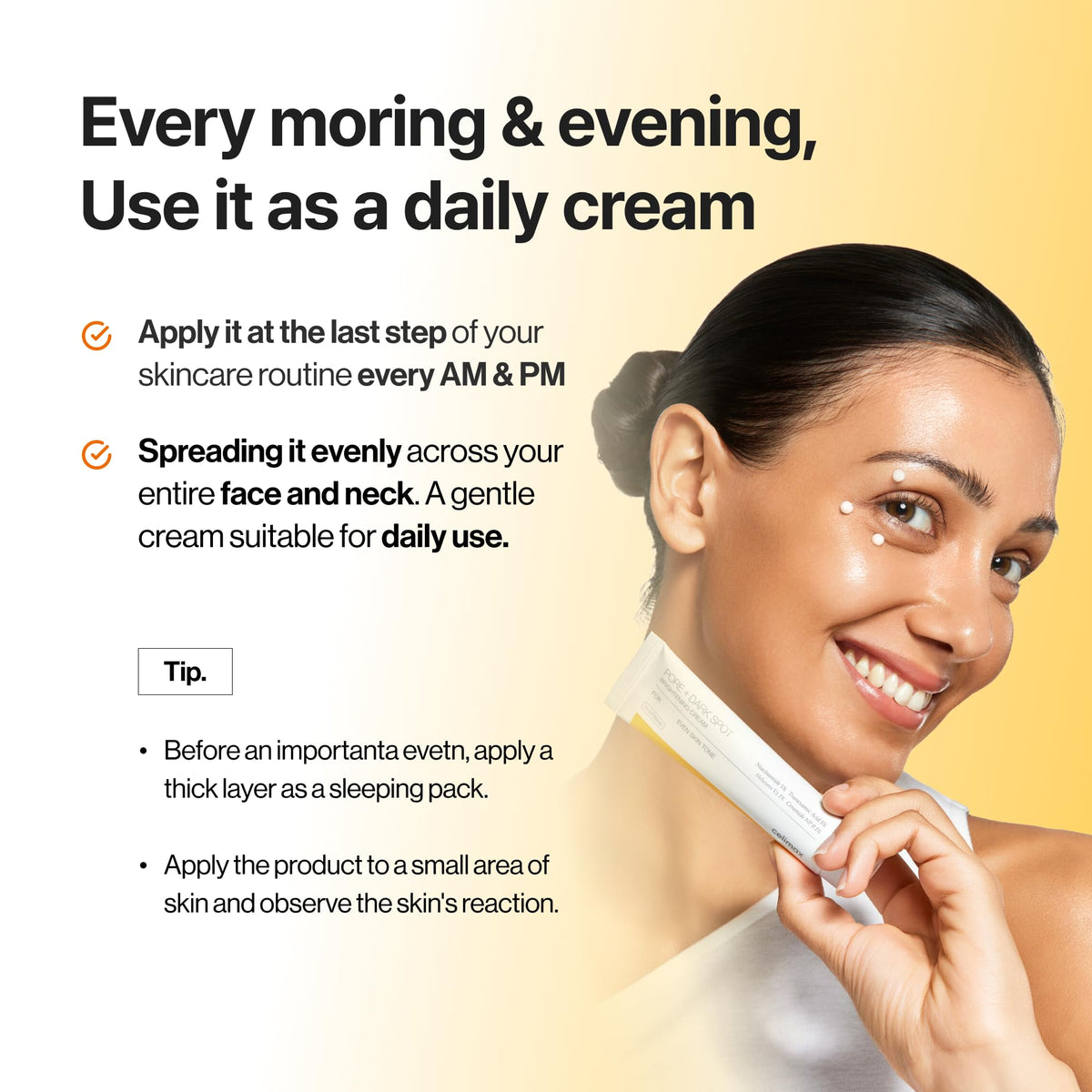 celimax Pore+Dark Spot Brightening Cream, 1.18 fl.oz, TXA cream