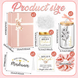 Singhoow 6 Pcs Godmother Proposal Gift Set, 16oz Cup,Spanish,Pink