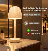 Govexila Waterproof Shower Lamp Light Outdoor Floor Lamps Rechargeable LED