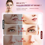 INTEO Microcurrent Facial Device, 3 Modes Red Light Therapy for Face and Neck, Skin Care Facial Massager Perfect Gifts for Women Men (Gold)