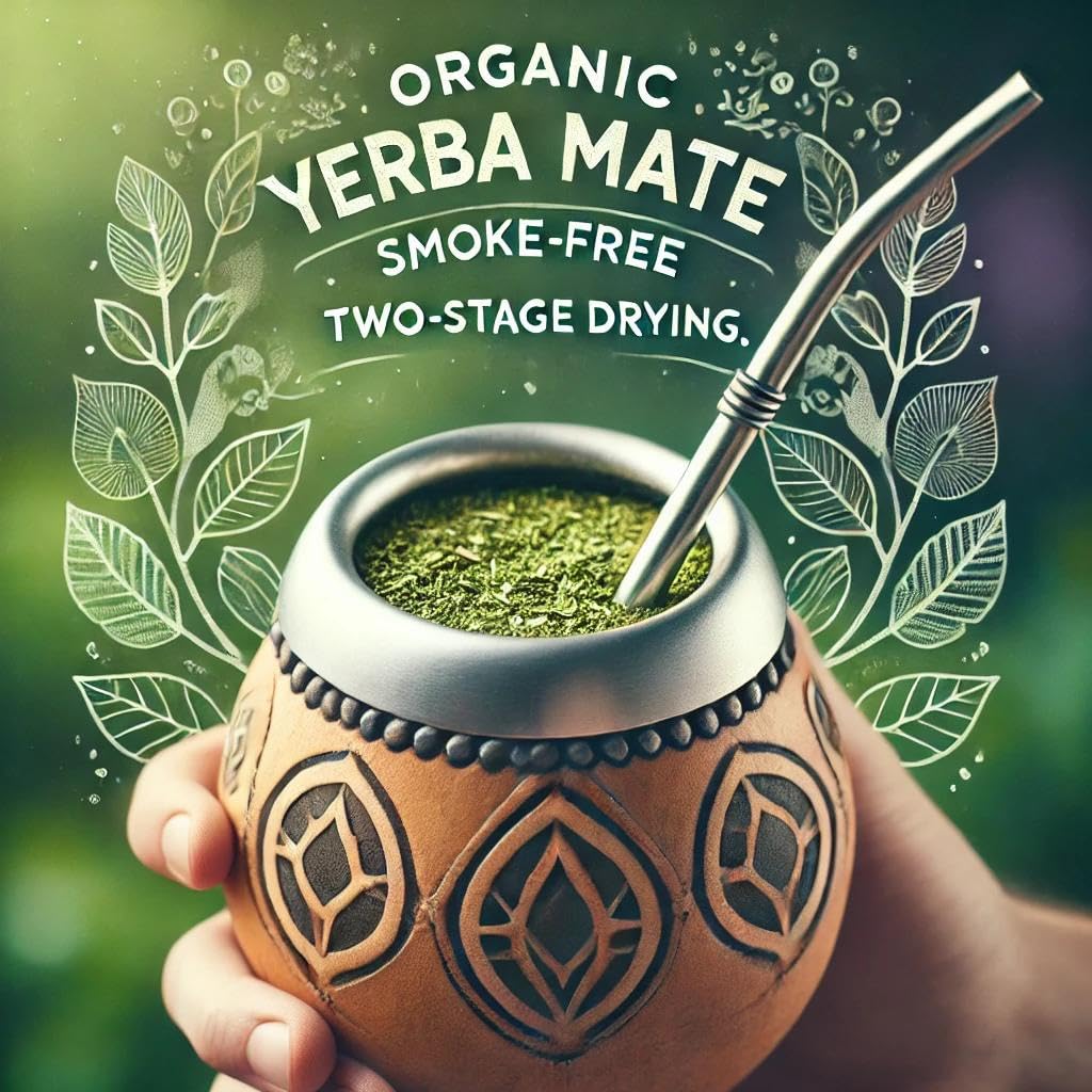 Tozzy Organic Unsmoked Yerba Mate Tea - 100 Count | Pyramid Tea Bags (Plant-Based & Eco-conscious) | Caffeine-Powered | Pure Ingredients