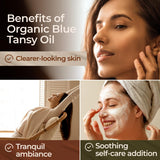 Gya Labs Blue Tansy Essential Oils for Skin - 100% Pure Natural Organic Blue Tansy Oil for Face, Diffuser, Candle Making (0.17 Fl Oz)