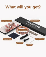 Feraco Copper Cross Bracelet for Men,Magnetic Therapy Christian Bracelets