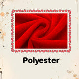 Colorful House Velvet Red Riding Hooded Cape Halloween Christmas Cloak(Black Lace Bright Red,23.62'')