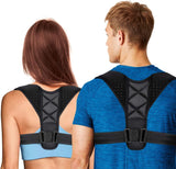 Posture Corrector for Women & Men, Adjustable Back Brace for Posture Support, Breathable & Invisible Upper Back Straightener – Relieves Neck, Shoulder, Clavicle Pain, Improves Alignment for Sitting(M)