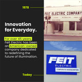 Feit Electric A19 LED Light Bulbs, 60W Equivalent, Dimmable, E26 Standard Base, 90 CRI, 800 Lumens, 2700K Soft White, 120V, 22 Years Lifetime, Damp Rated, 8 Pack, OM60DM/927CA/8
