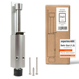 Kickdown Door Stop - Heavy Duty Door Stopper with Kick Down Step - Foot Operated Door Holder for Outdoor and Commercial Use