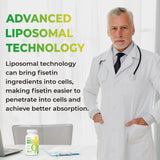 Kayseari Fisetin 1200mg Liposomal Fisetin Supplements 98% Pure Fisetin Polyphenols Antioxidants Immunity Health Aging Cognitive Support Non-GMO 60 Capsules