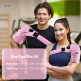 Shoulder Brace for Women and Men Recovery Shoulder. Adjustable Shoulder Support for Rotator Cuff, AC Joint Pain Relief, Shoulder Injuries. Perfect Fit Shoulder Compression Sleeve (One Size Regular)