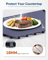 Warming Mat for Food -Electric Food Warming Tray (24"x16"), Rapid Full-Surface Heating, Portable & Rollable Versatile Food Warmer for Countertop, Perfect for Gatherings, Parties &Everyday Use