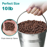 Rahato 10 lbs LECA Clay Pebbles for Plants, 4-16mm Lightweight Clay Balls