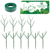 10 Pack Stackable Monstera Plant Support, Garden Stakes for Climing Plants Stem Support, Durable Plant Accessories for Indoor Outdoor Potted Plants, Pothos, Vine, Flower Use