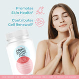 (3 Pack) Prime Biome Pro Gummies - Prime Biome Gummies Pro for Skin & Gut Support, Primebiome Pro Reviews - Supplement Gummy All Natural Vitamin Advanced Formula, 180 Gummies for 3 Months