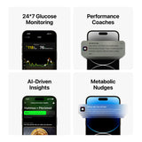 Ultrahuman M1 Live | Smart Glucose Tracking via App | Enhance Your Lifestyle, optimise Your Diet and Fuel Your Workouts | 24/7 Glucose Tracking with Advanced Freestyle Libre 2 CGM Sensors - 1 CGM