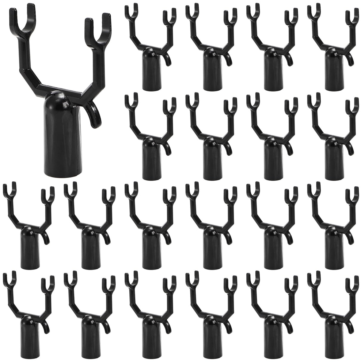 Coloch 20 Pack Metal Tree Branch Support, Y-Shape Tree Crutch Holders Plant Straightening and Leaning Kit Propping Up Branch Spreaders for Fruit Trees, Garden, Fit 0.75 in Round Pole